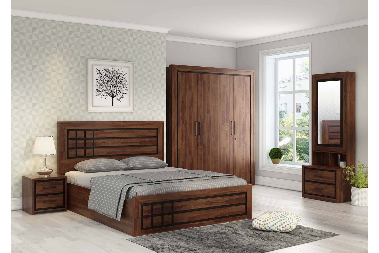 Upholstered Master Bedroom Set